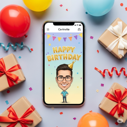 BABY SHOWER & BIRTHDAY E-INVITES