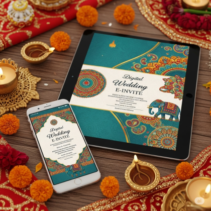 TRADITIONAL INDIAN E-INVITES