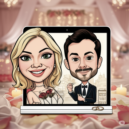 CARICATURE E-INVITES